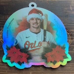 2025 Topps Holiday Gunnar Henderson Ornament Orioles